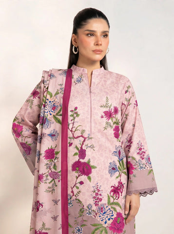 Unstitched Alkaram Studio Printed Khaddar 3-Pc AS3
