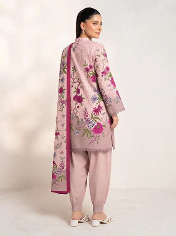 Unstitched Alkaram Studio Printed Khaddar 3-Pc AS3