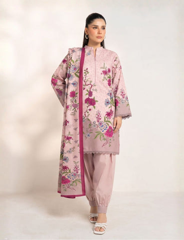 Unstitched Alkaram Studio Printed Khaddar 3-Pc AS3