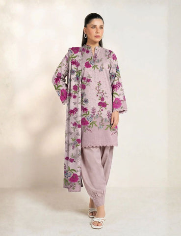 Unstitched Alkaram Studio Printed Khaddar 3-Pc AS10