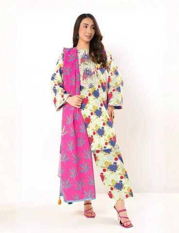 Alkaram Studio Printed Suit 3pc V-12