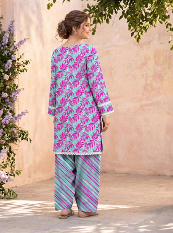 Unstitched Bareeza Printed Silk 2-Pc PR-8264