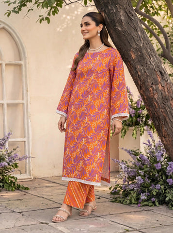 Unstitched Bareeza Printed Silk 2-Pc PR-8265