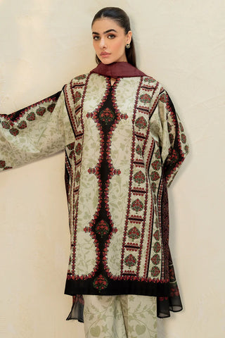 Bareeza Printed Lawn 3PC 6238