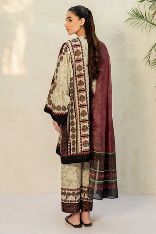 Bareeza Printed Lawn 3PC 6238