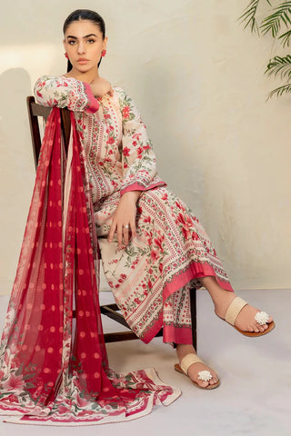 Bareeza Printed Lawn 3PC 6241