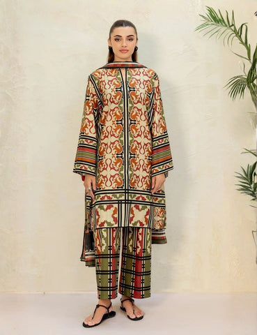 Bareeza Printed Lawn 3PC 6236