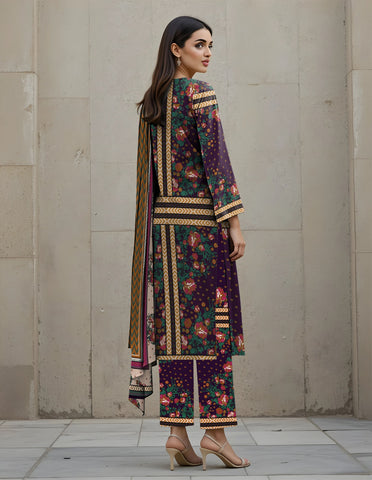Bareeza Printed Lawn 3PC 6243