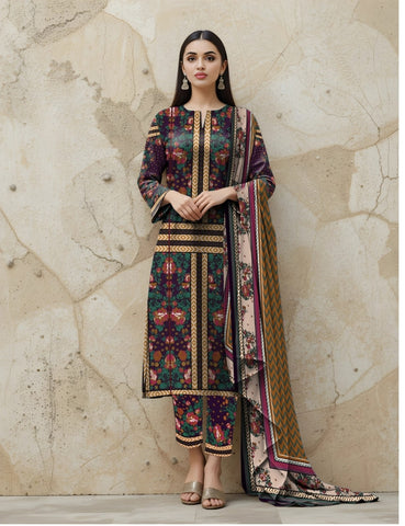 Bareeza Printed Lawn 3PC 6243