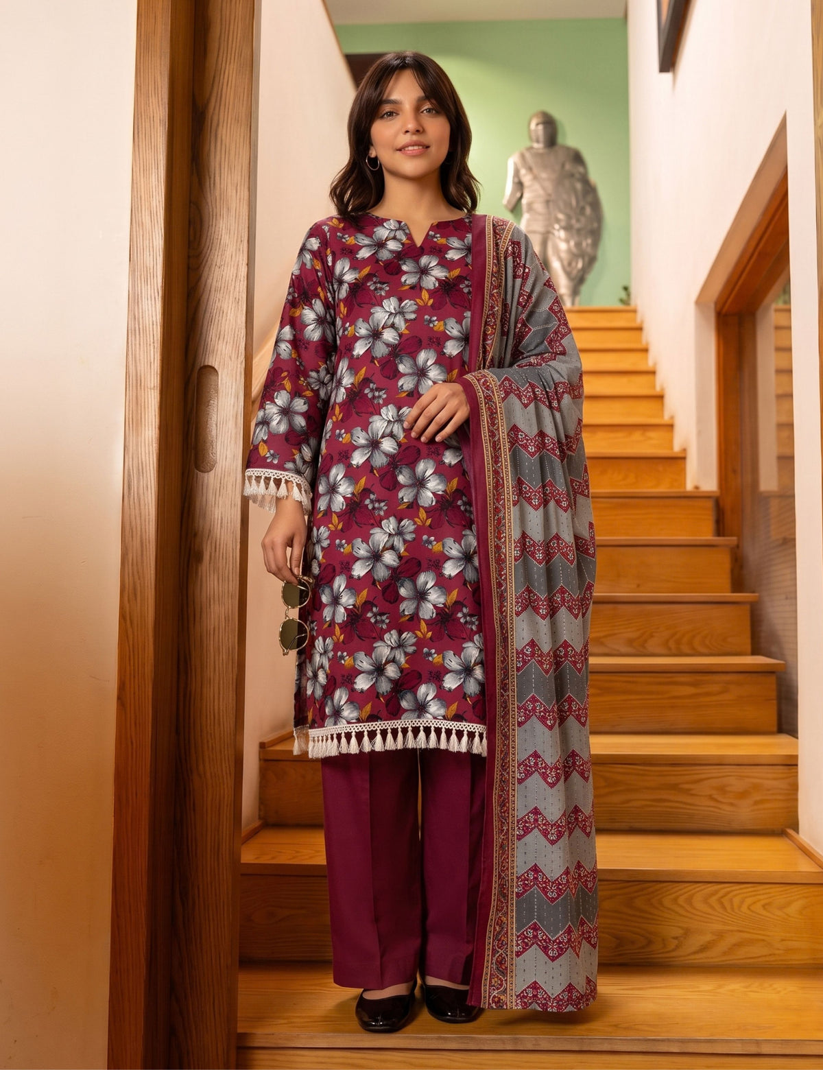 bareeza linen v-644