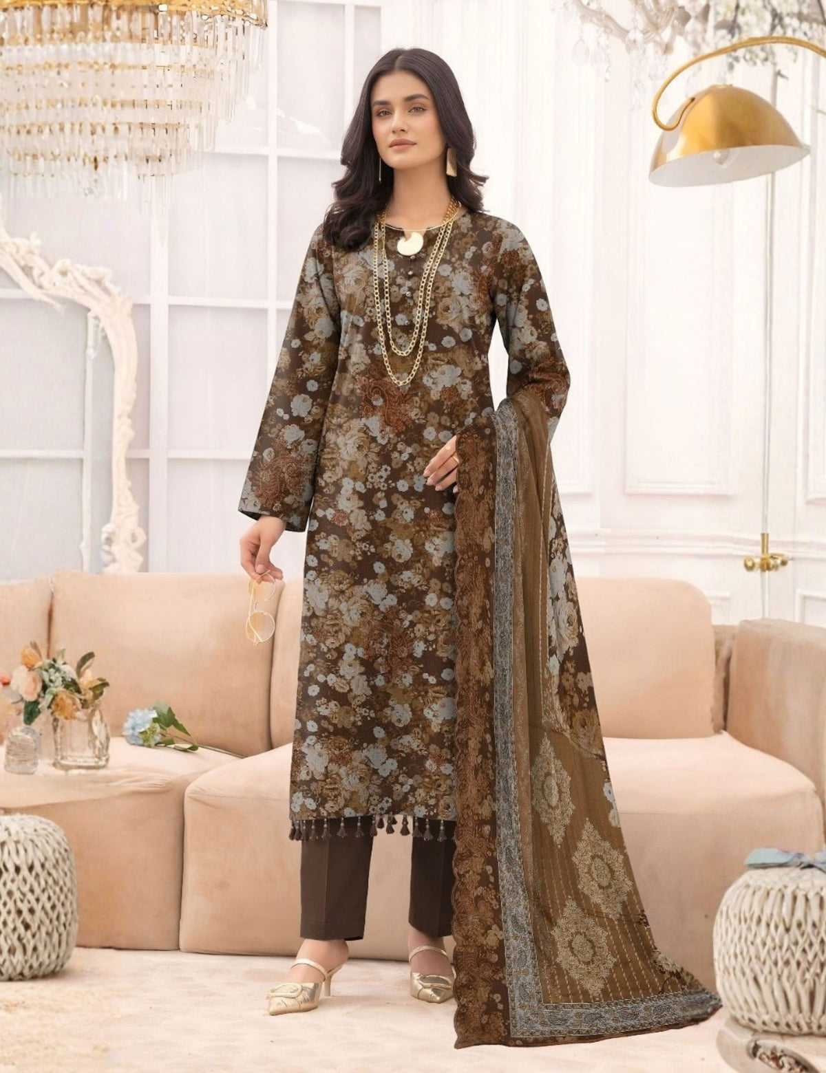 bareeze linen emb 3pc