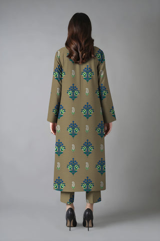 Unstitched Bareeze Printed Linen 3-Pc B7