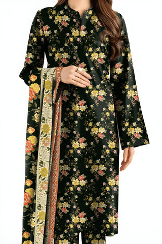 Unstitched Bareeze Printed Linen 3-Pc B8