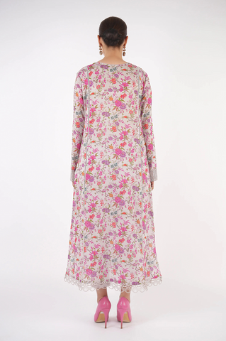 Unstitched Bareeza Print Linen 3-Pc 07