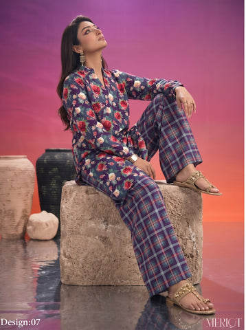 bareeze unstitched linen 2pc