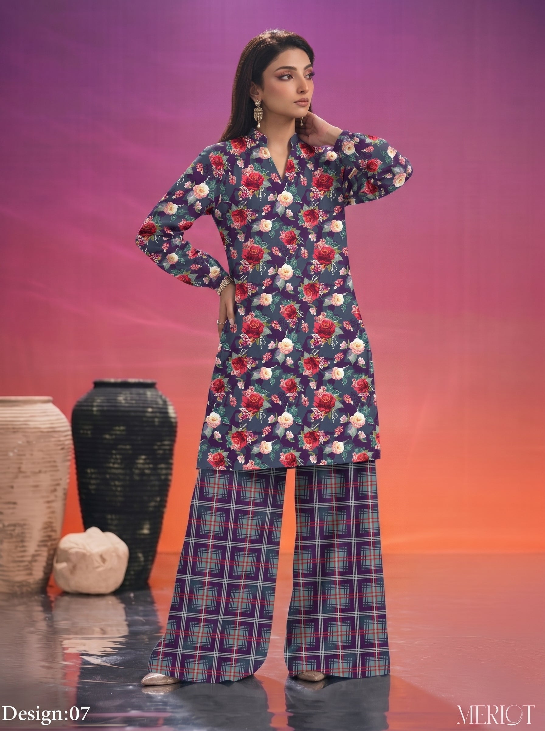bareeze unstitched linen 2pc
