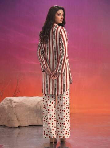 bareeze unstitched linen 2pc