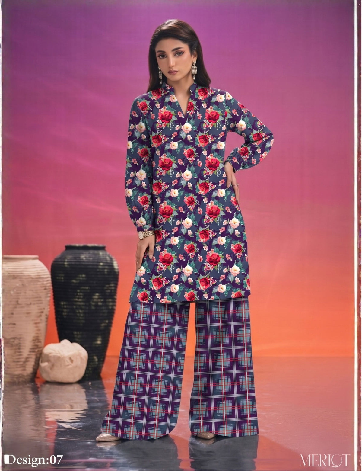 bareeze unstitched linen 2pc
