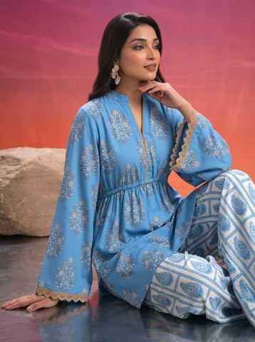 bareeze unstitched linen 2pc