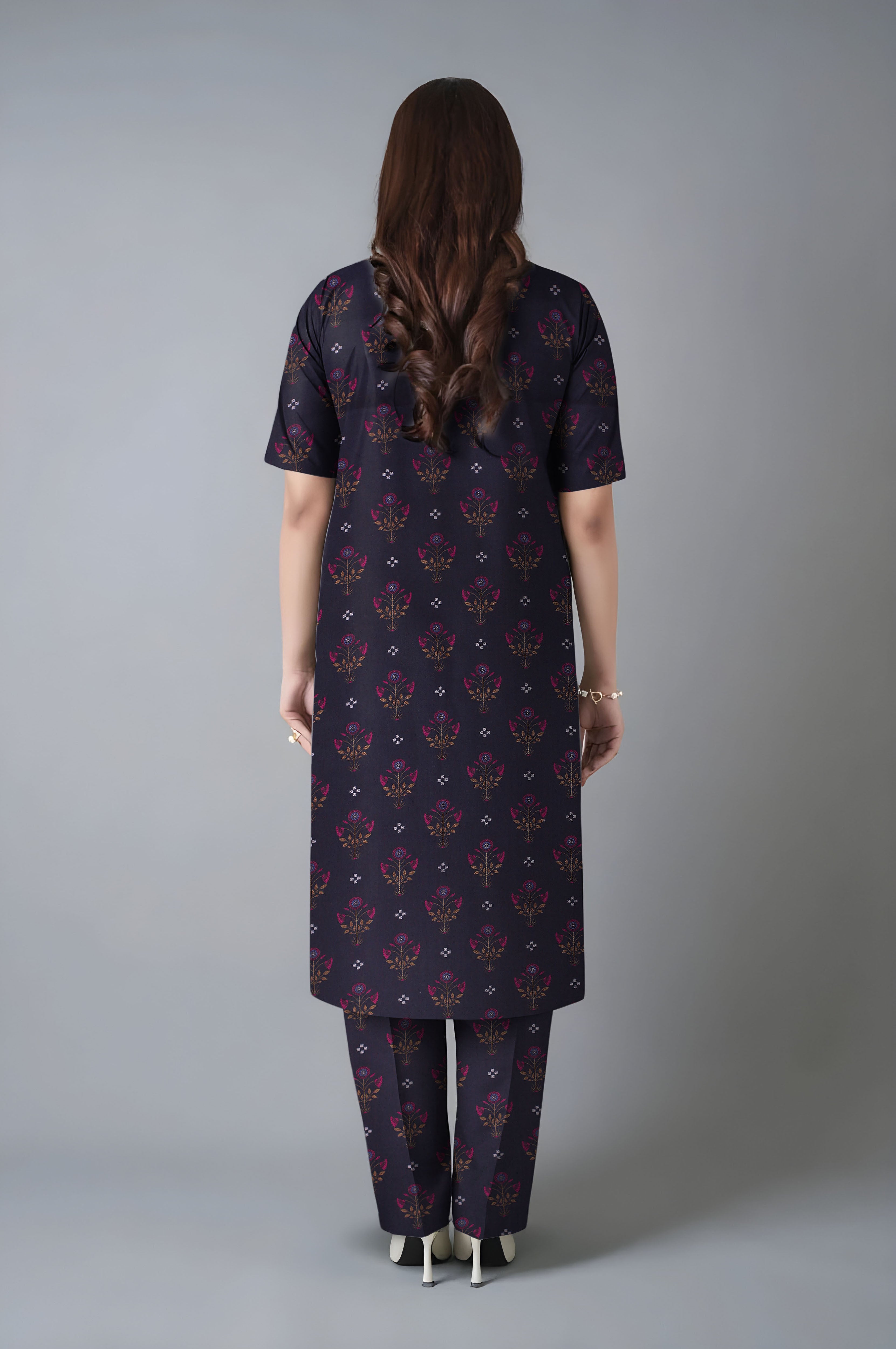 bareeze unstitched vintex peach