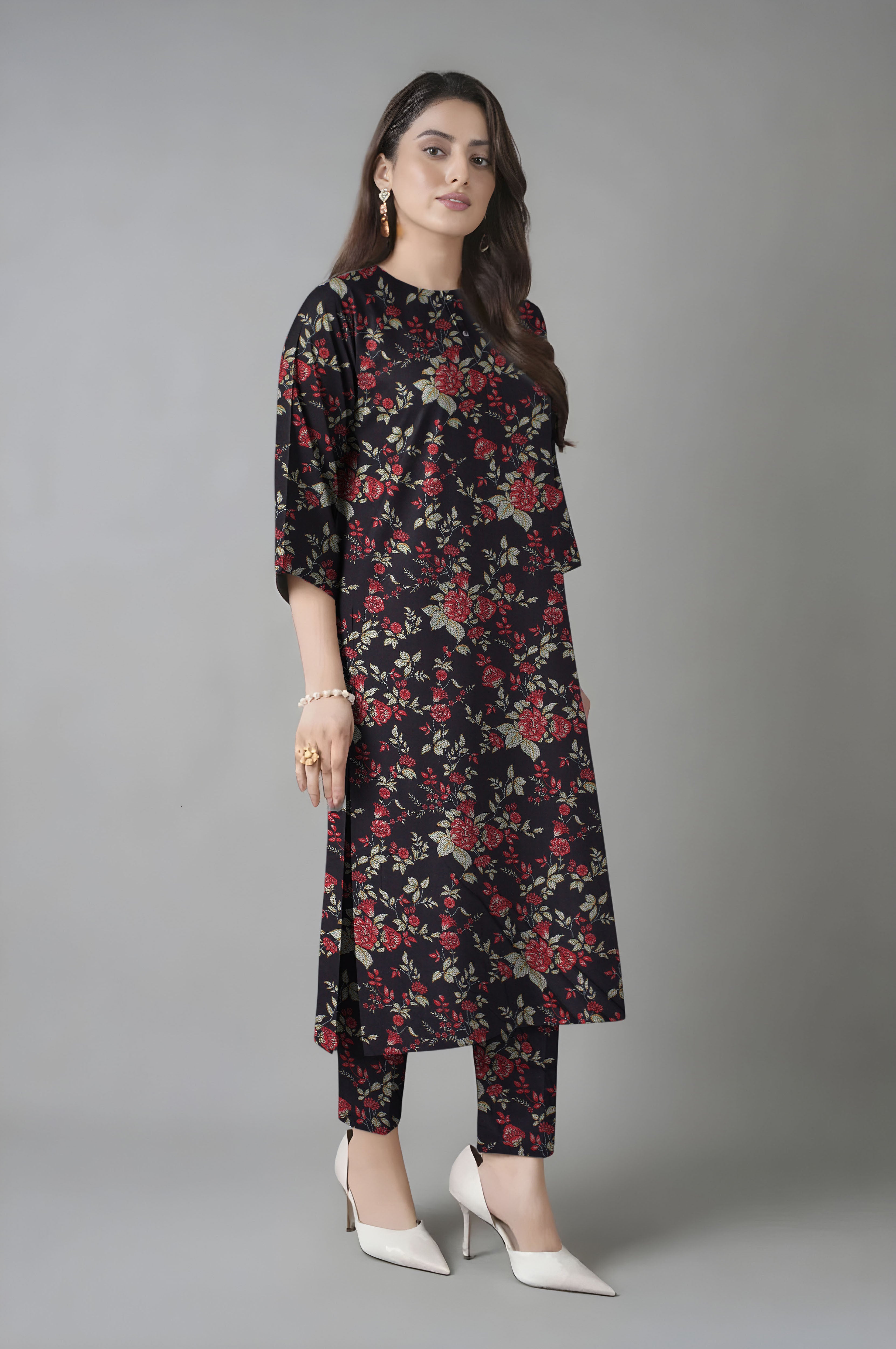 bareeze unstitched vintex peach