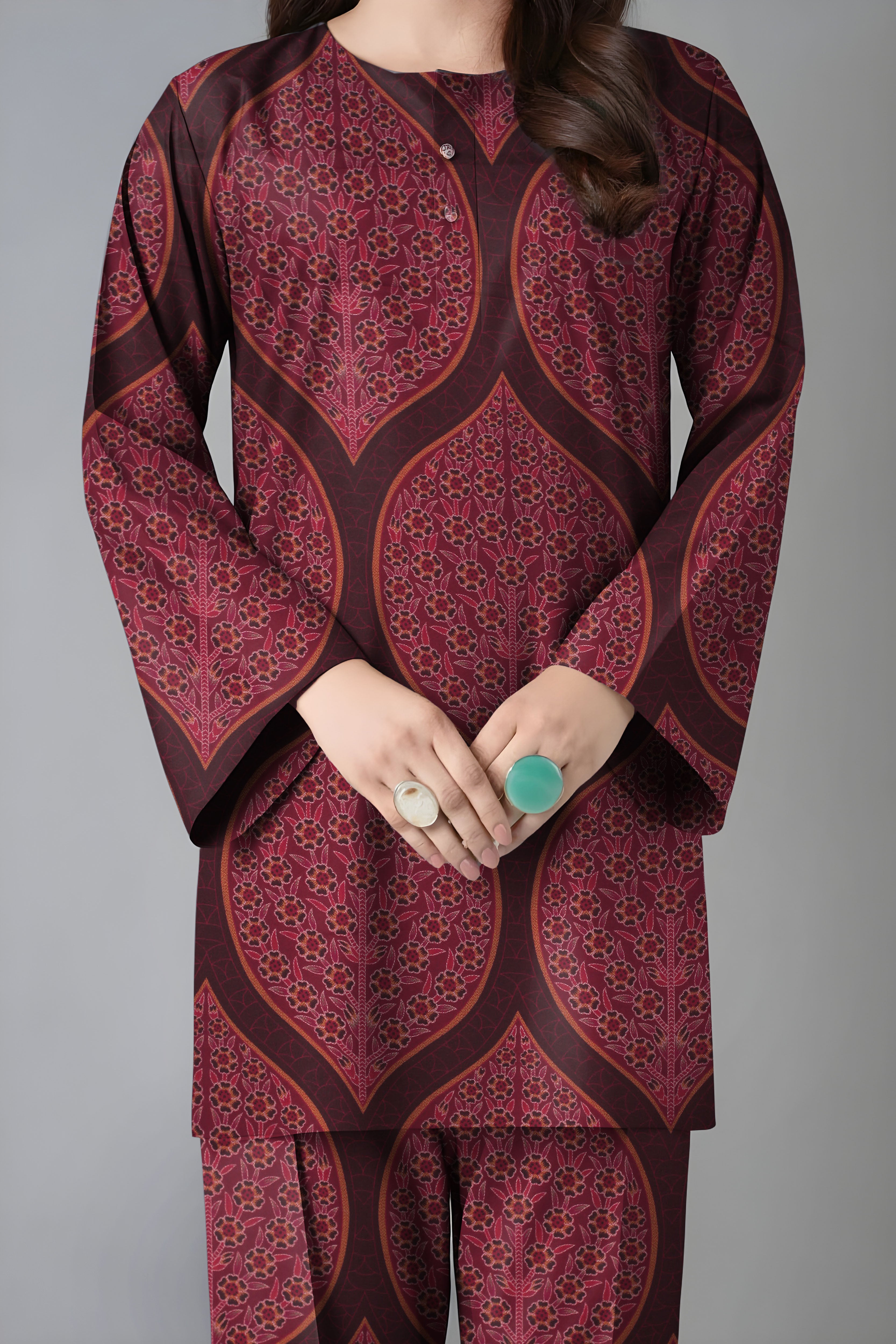 bareeze unstitched vintex peach
