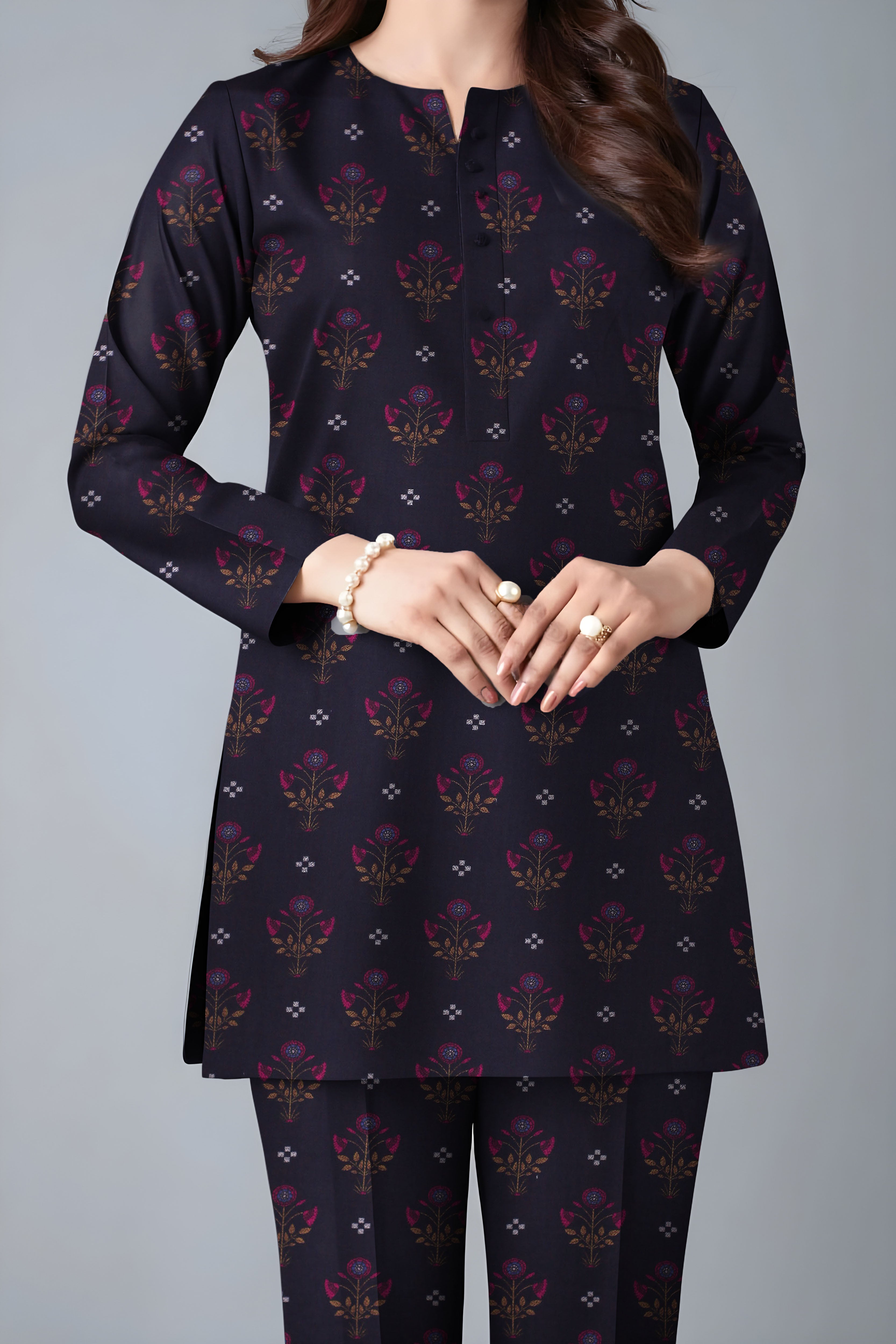 bareeze unstitched vintex peach