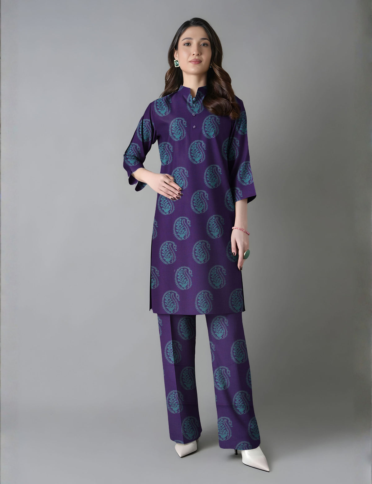 bareeze unstitched vintex peach