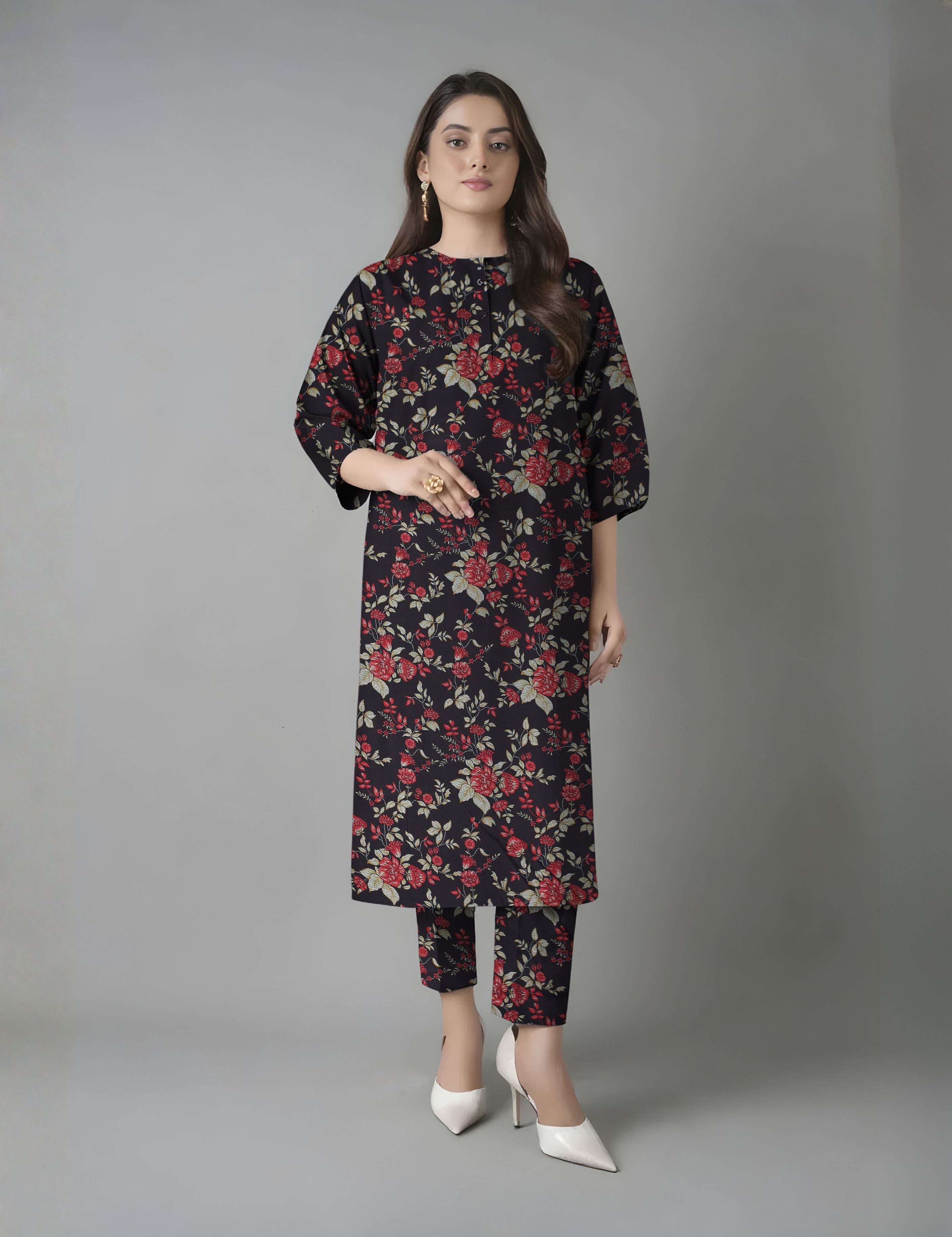 bareeze unstitched vintex peach