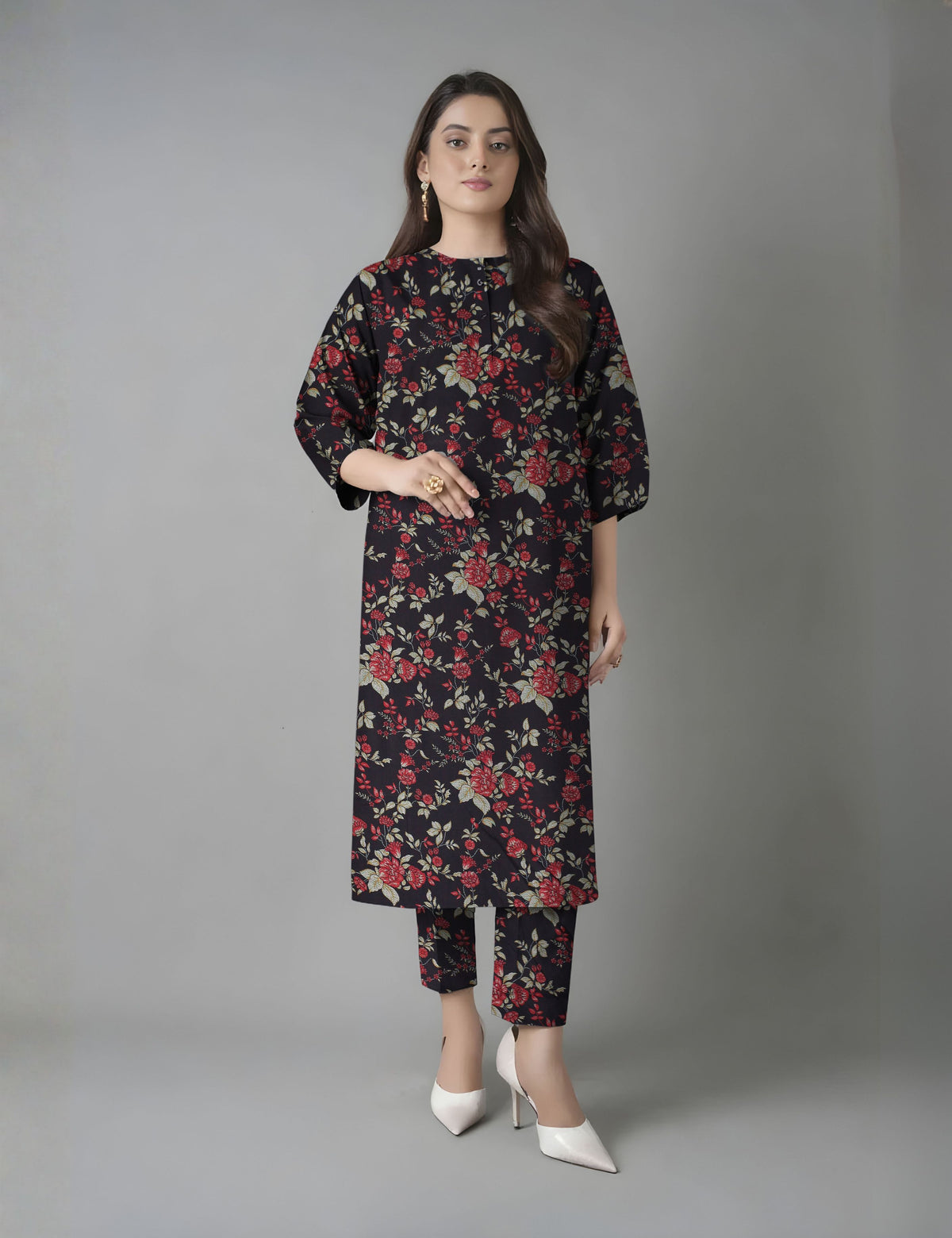 bareeze unstitched vintex peach