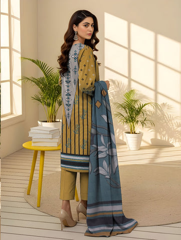 Unstitched Bareeze Embroidered Viscose 3-Pc 06