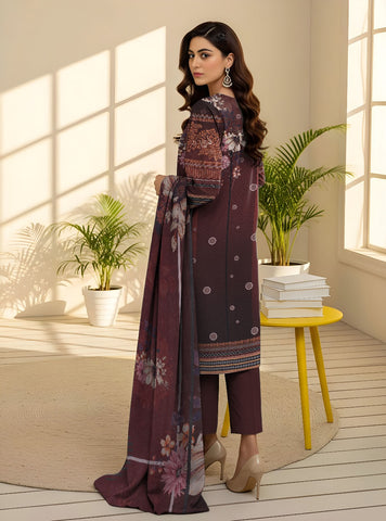 Unstitched Bareeze Embroidered Viscose 3-Pc 01