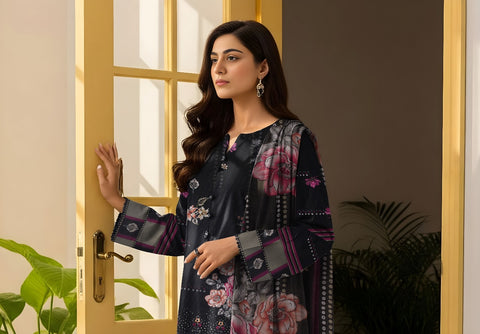 Unstitched Bareeze Embroidered Viscose 3-Pc 09
