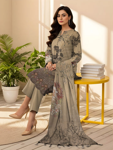 Unstitched Bareeze Embroidered Viscose 3-Pc 08
