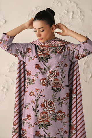 baroque 3pc unstitch khaddar