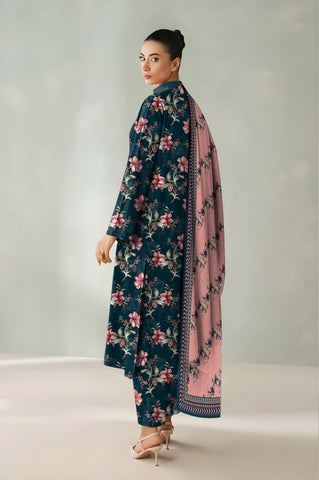 baroque 3pc unstitch khaddar