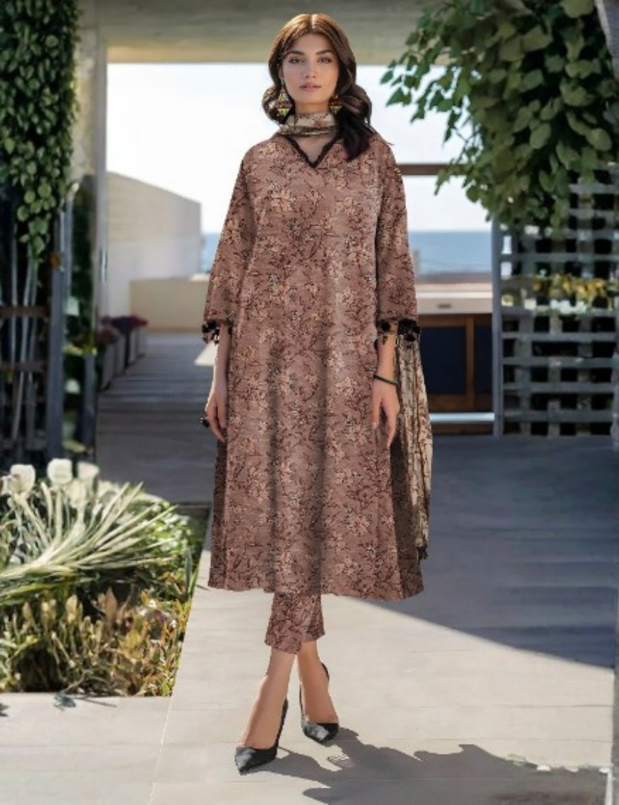 Baroque Printed Lawn 3PC ES-US-D6067-101