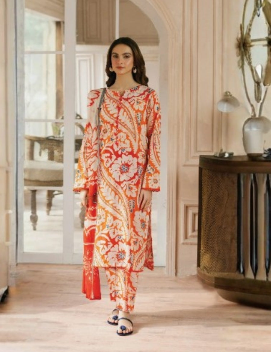 Baroque Printed Lawn 3PC ES-US-D6070-101