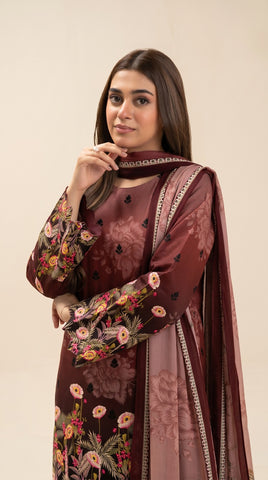 Beechtree Printed Lawn 3PC V-628