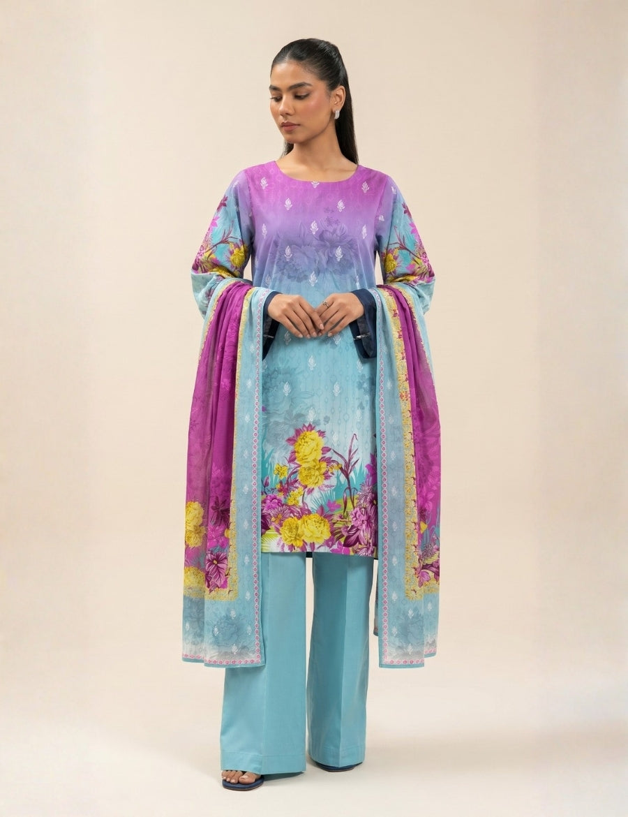 Beechtree Printed Lawn 3PC V-628