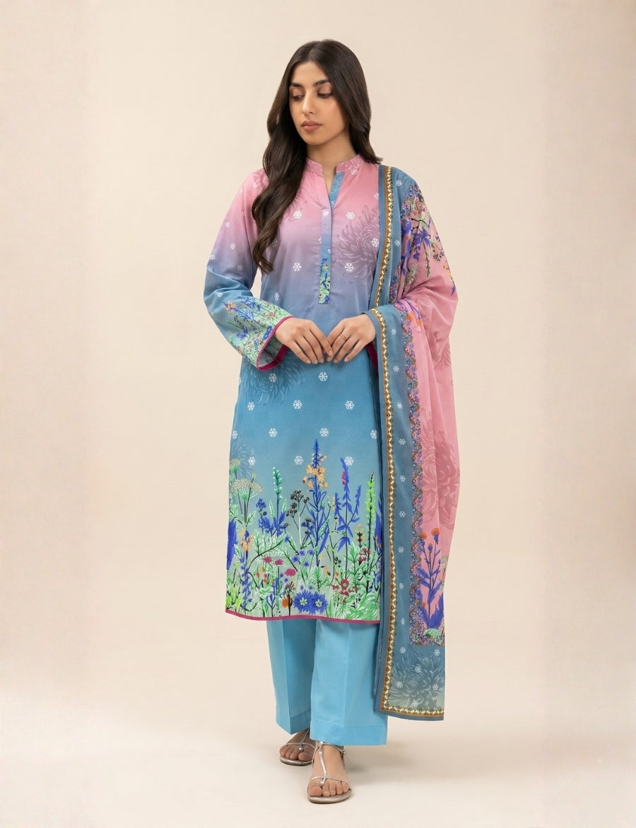 Beechtree Printed Lawn 3PC V-628