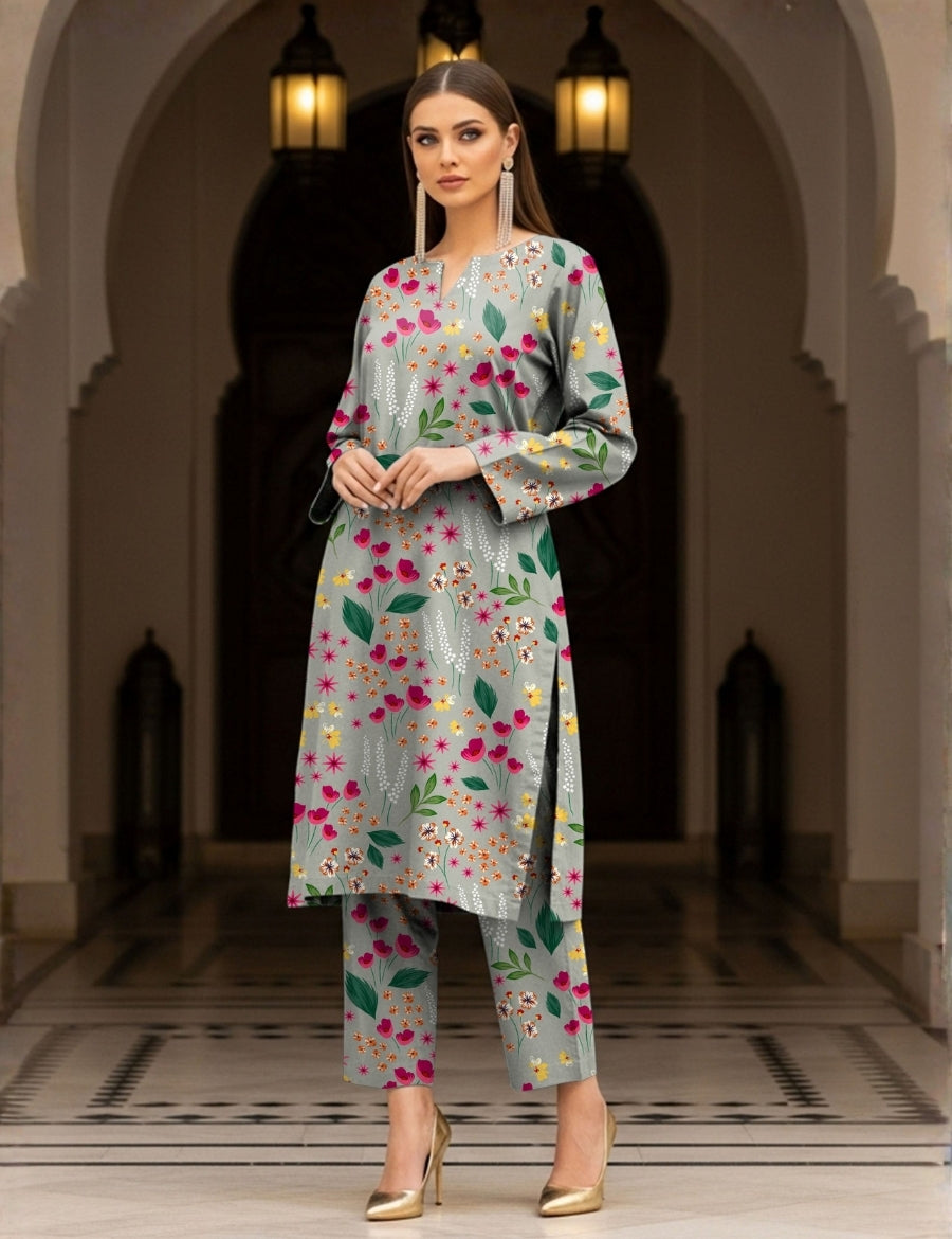 C-Print Printed Lawn 3PC CP-7451