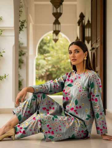 C-Print Printed Lawn 3PC CP-7451