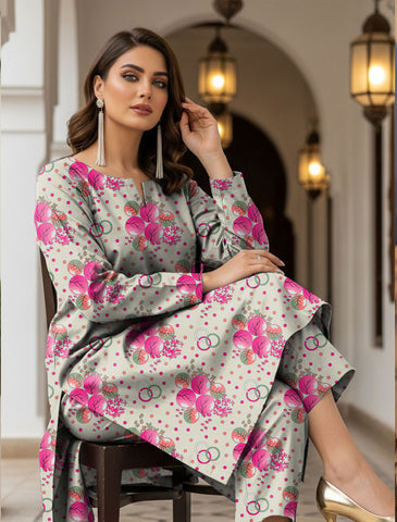 C-Print Printed Lawn 3PC CP-7449