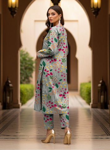 C-Print Printed Lawn 3PC CP-7451