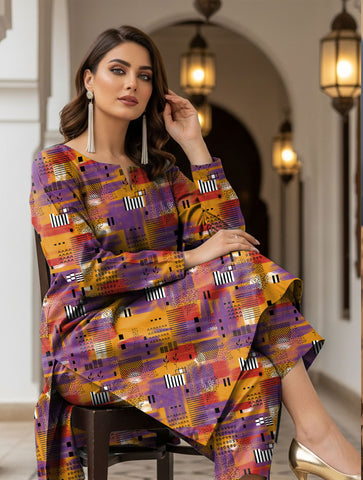 C-Print Printed Lawn 3PC CP-7444