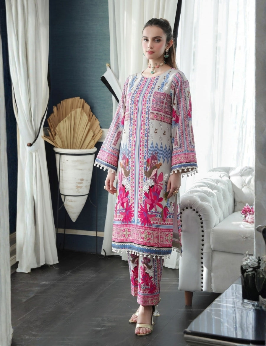 Coco Printed Lawn 3PC CP-7632