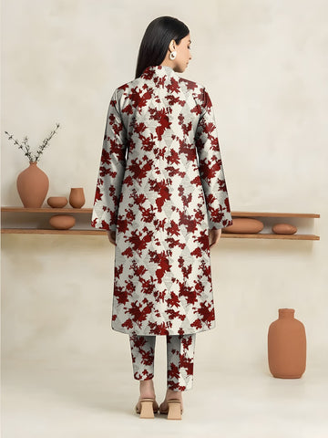Unstitched Edenrobe Allure Printed Khaddar 2-Pc 05