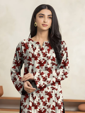 Unstitched Edenrobe Allure Printed Khaddar 2-Pc 05