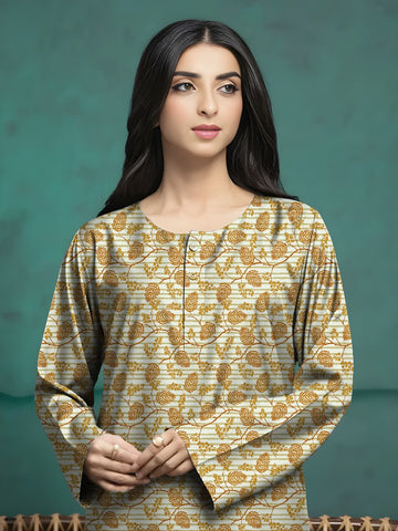 Unstitched Edenrobe Allure Printed Khaddar 2-Pc 03